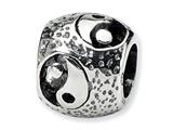 Reflections™ Sterling Silver Yin Yang Bead / Charm style: QRS316