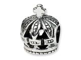 Reflections™ Sterling Silver Crown Bead / Charm style: QRS326
