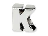 Reflections™ Sterling Silver Letter K Bead / Charm style: QRS468K