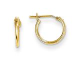 Finejewelers 14k Yellow Gold Madi K 1mm Hoop Children Earrings style: SE219