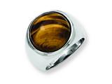 Chisel Stainless Steel Tiger"s Eye Ring style: SR176