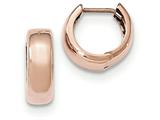 Finejewelers 14k Rose Gold Hinged Hoop Earrings style: TF766