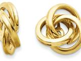 FJC Finejewelers 14k Yellow Gold Polished Love Knot Earring Jackets for 3mm Studs style: TH227