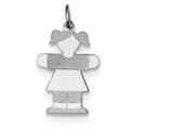 <b>Engravable</b> FJC Finejewelers Sterling Silver Kid Charm style: XK1561SS
