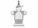 <b>Engravable</b> FJC Finejewelers Sterling Silver Kid Charm style: XK1589SS