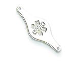 <b>Engravable</b> FJC Finejewelers Sterling Silver Non-enameled Medical Id Plate Tag style: XSM74N