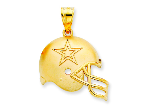 14K Dallas Cowboys Helmet Charm, NF2384E