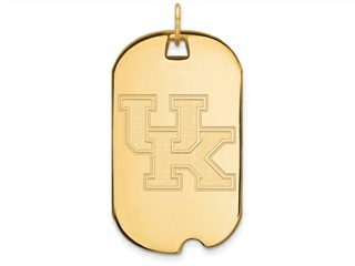 LogoArt Sterling Silver University of Kentucky Small Pendant Necklace