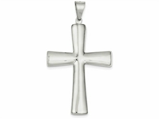 Finejewelers Sterling Silver Cross Pendant Necklace Chain Included