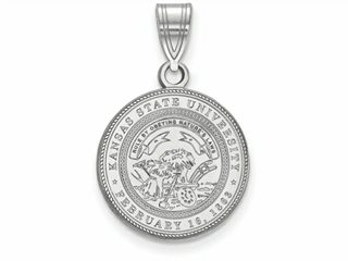 LogoArt Sterling Silver University of Louisville Medium Pendant Necklace