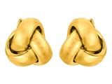 Finejewelers 14k Yellow Gold Small Love Knot Earrings 6.5mm style: 460362
