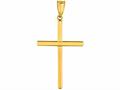 Finejewelers 14 Kt Yellow Gold All Small Cross Pendant Necklace 18 inch chain 470572