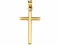 Finejewelers 14 Kt Yellow Gold All Small Cross Pendant Necklace 18 inch chain 471196