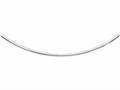 Finejewelers 14 Kt White Gold 16 Inch 4.4mm Bright Cut Classic Omega Necklace With Box Catch 471989