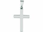 Finejewelers 14 Kt White Gold All Small Cross Pendant Necklace 18 inch chain Style number: 471856