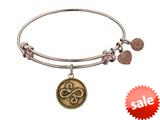 Angelica Collection Antique Pink Smooth Finish Brass best Friends Expandable Bangle style: PGEL1084