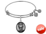 Angelica Collection Brass with White Finish Aim High Daughter U.S. Air Force Expandable Bangle style: WGEL1287