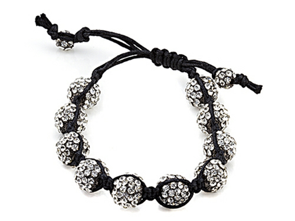 Finejewelers Adjustable Rhinestone Ball Bracelet | SB111 | Finejewelers.com