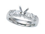 Karina B™ Baguette Diamonds Engagement Ring style: 2041