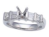 Karina B™ Baguette Diamonds Engagement Ring style: 2046