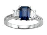 Finejewelers Genuine Sapphire Engagement Ring style: 4713S