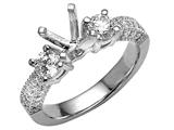 Finejewelers Round Diamonds Engagement Ring style: 4824
