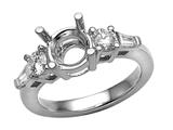 Finejewelers Baguette Diamonds Engagement Ring style: 4844