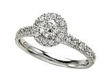Finejewelers Diamond Round Engagement Ring style: 4992