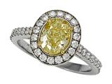 Finejewelers Natural Fancy Yellow Engagement Ring style: 4995