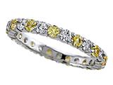 Karina B™ Diamond and Yellow Sapphire Eternity Band style: 8091Y