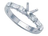 Karina B™ Baguette Diamonds Engagement Ring style: 8134