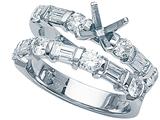 Karina B™ Baguette Diamonds Wedding Set style: 8135SET