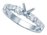 Karina B™ Baguette Diamonds Engagement Ring style: 8135