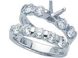 Karina B™ Round Diamonds Wedding Set style: 8136SET