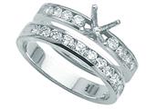 Karina B™ Round Diamonds Wedding Set style: 8147SET