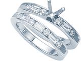 Karina B™ Baguette Diamonds Wedding Set style: 8148SET