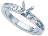Karina B™ Baguette Diamonds Engagement Ring style: 8148