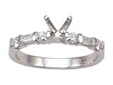 Karina B™ Baguette Diamonds Engagement Ring style: 8158