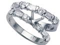 Karina B™ Baguette Diamonds Wedding Set 8134set