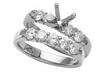 Karina B Round Diamonds Wedding Set Style number: 8131SET