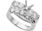 Karina B Round Diamonds Wedding Set Style number: 8133SET