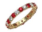 Karina B Genuine Ruby Eternity Band Style number: 8173RD